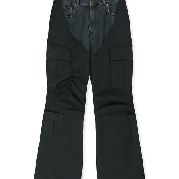 (2)프로토콜인덱스 바이커 카고 데님 팬츠