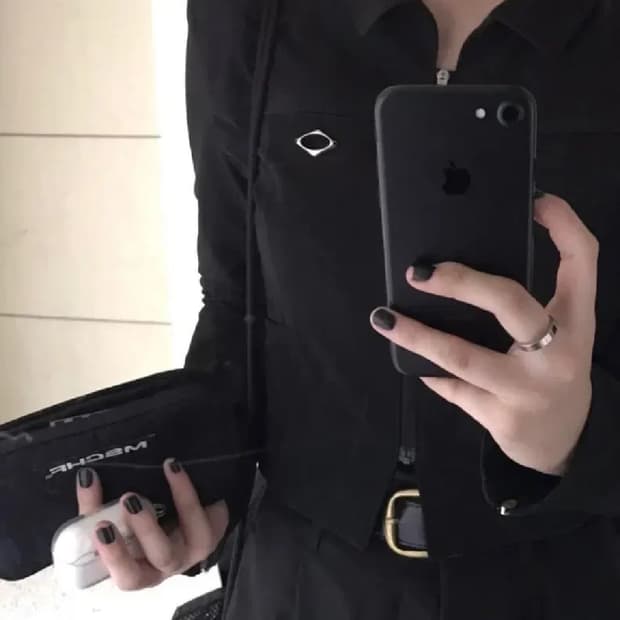 미스치프 유니폼 자켓 셋업 블랙