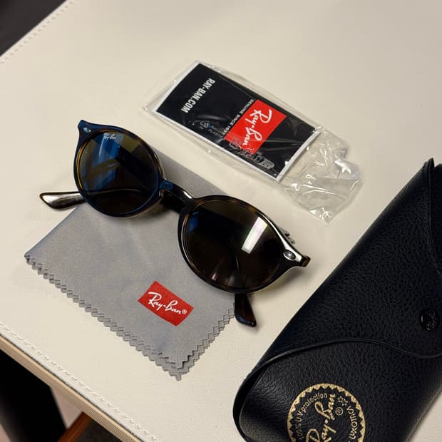 레이벤 RB4315 오벌 선글라스