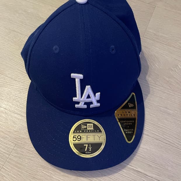 MLB 어센틱 LA 다저스 게임 로우 프로파일 피티드 캡