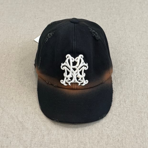 카미야 KMY 로고 디스트레스드 캡