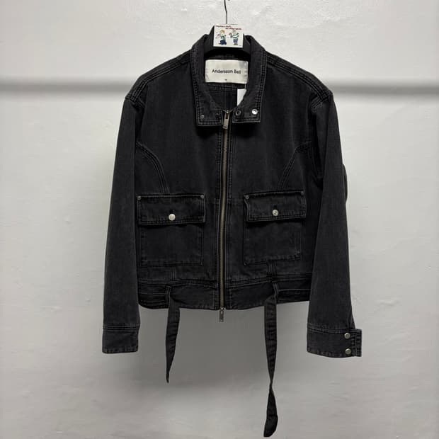 엔더슨벨 바이커 데님자켓