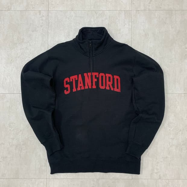 챔피온 오버핏 하프집업 맨투맨#748