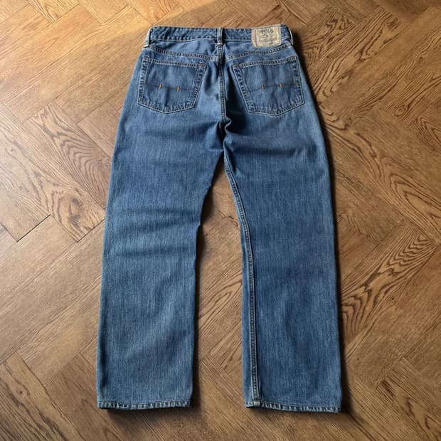 [31]폴로 랄프로렌 650 빈티지 워싱 스트레이트 데님 팬츠