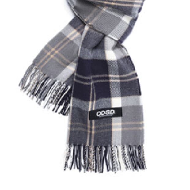 오드스튜디오 목도리[네이비체크]