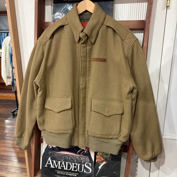 아비렉스 A-2 울 블루종 자켓