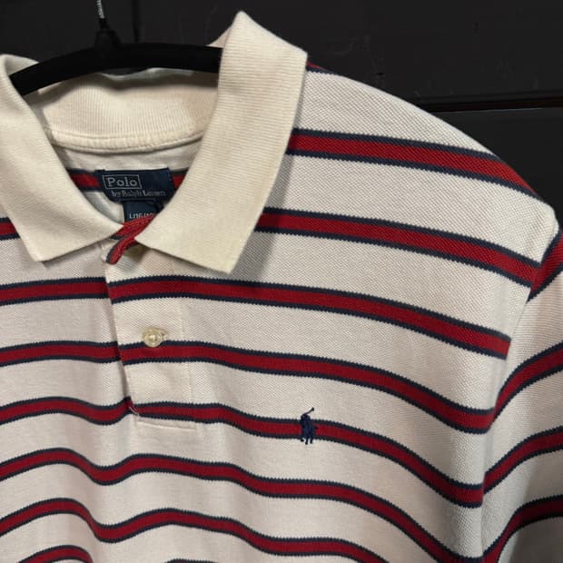 Polo ralph rauren 스트라이프 반팔 카라티