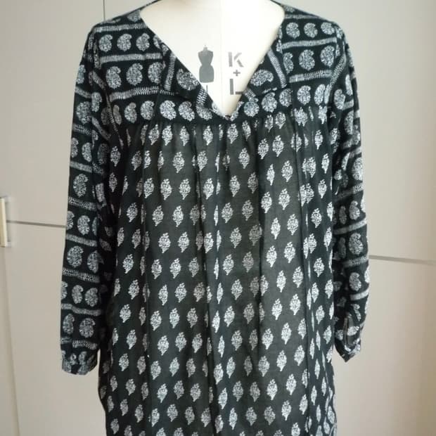MADEWELL 메이드웰 - Peasant Printed Blouse