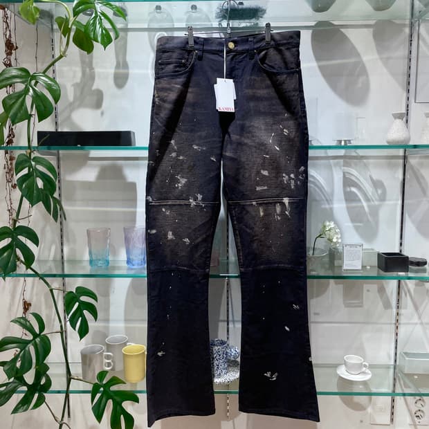 카미야 serge paint pants