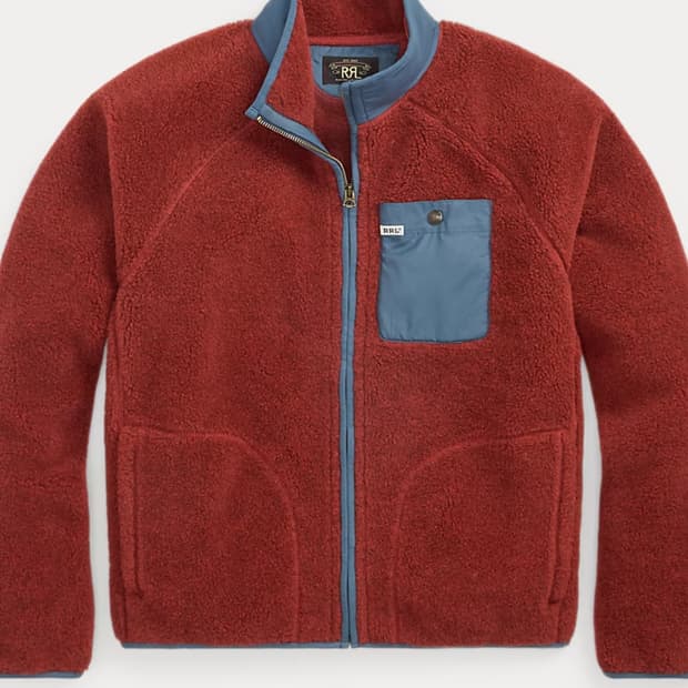 RRL  울 블렌드 플리스 자켓