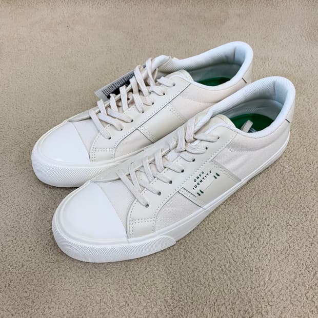 온프아이덴티티 캔버스 오리진 스니커즈(270/에크루) 남성신발 남자운동화