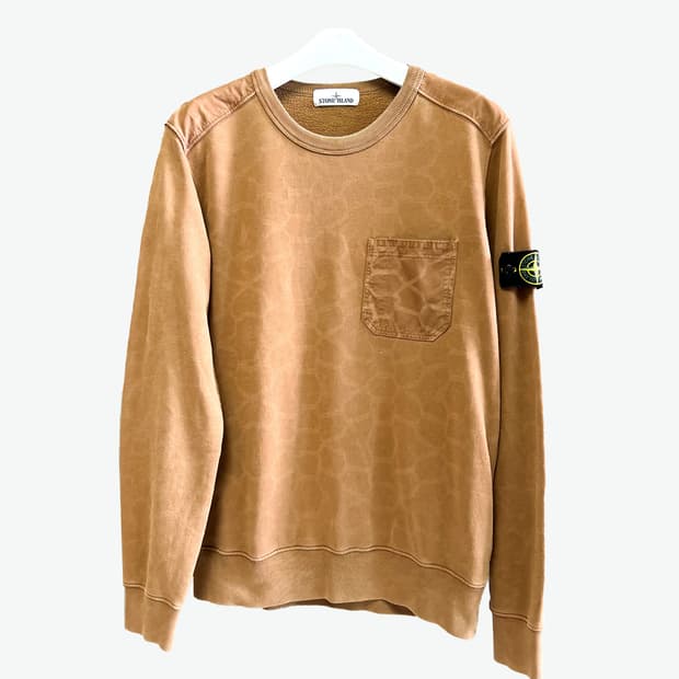 [L/매장판] 스톤아일랜드 와펜 맨투맨