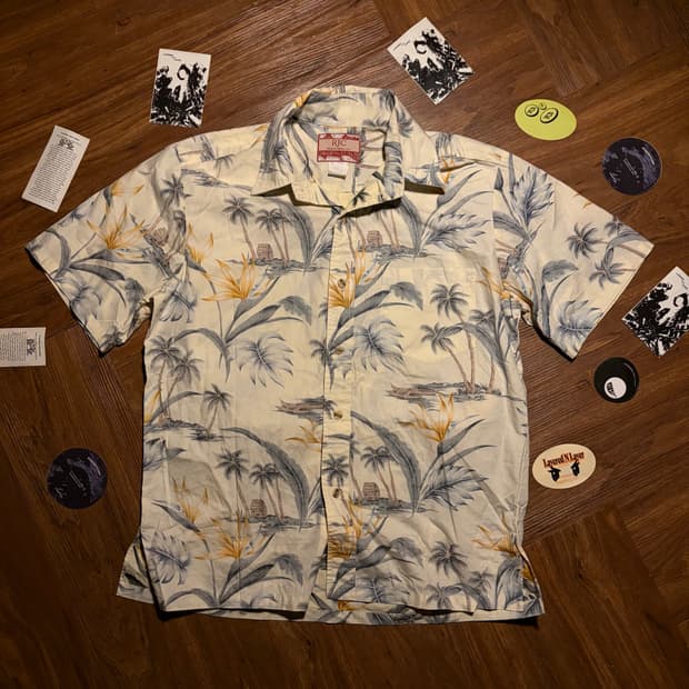 RJC MADE IN HAWAII 코튼 하와이안 셔츠