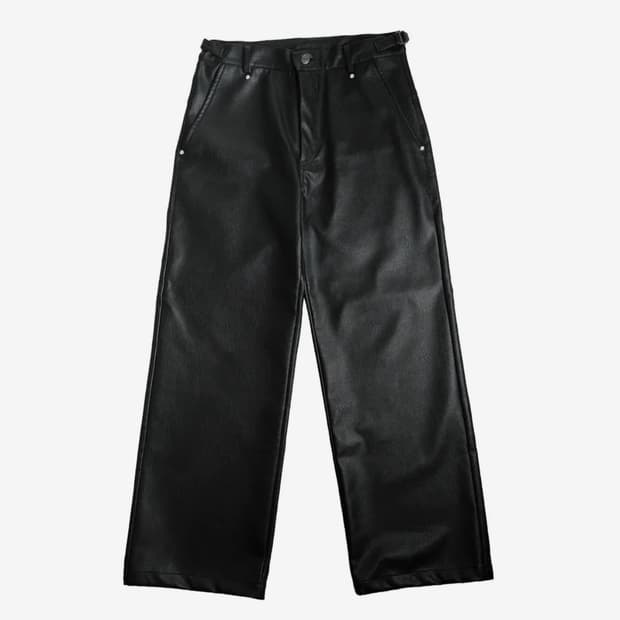 탄산마그네슘 레더 팬츠