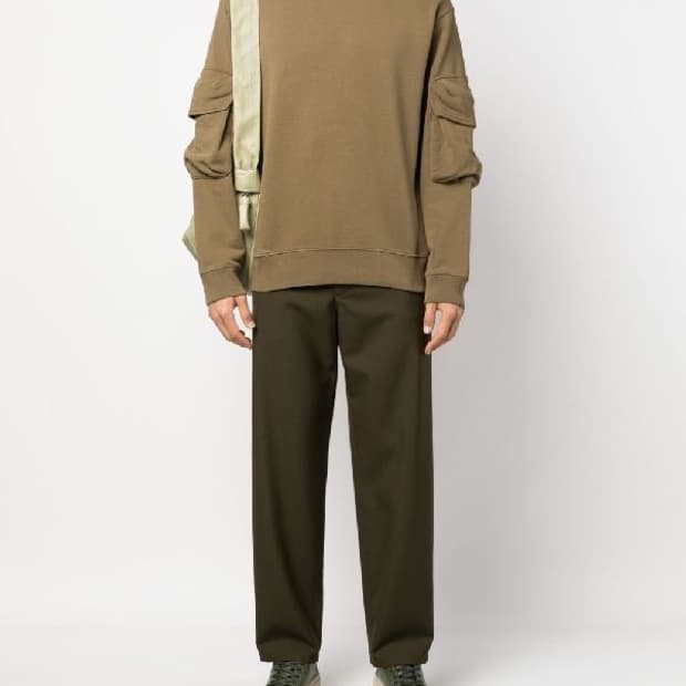 dries van noten hi pocket sweat shirt