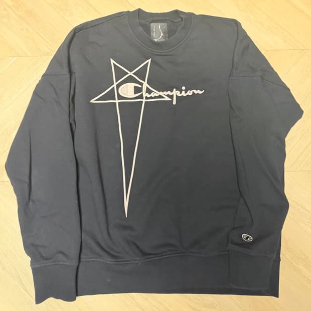 릭오웬스 챔피온 맨투맨 m