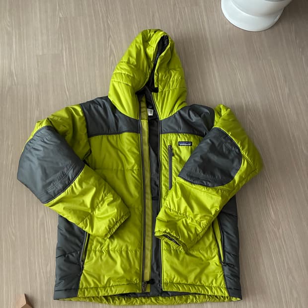 파타고니아 다스 파카 das 00s 라임 게코그린 프리마로프트