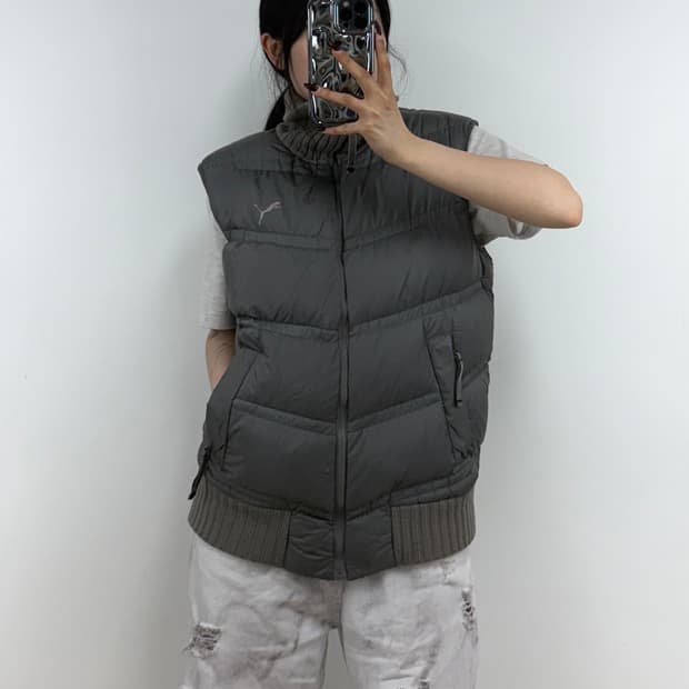 푸마 남성용 패딩 베스트 E202