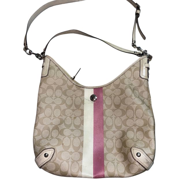 코치 첼시 시그니처 호보 숄더백