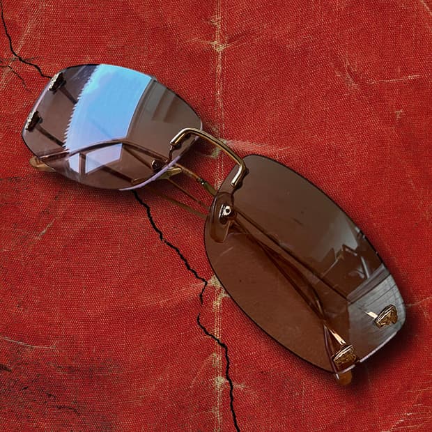 Gianni versace 베르사체 메두사 골드 무테 림리스 선글라스