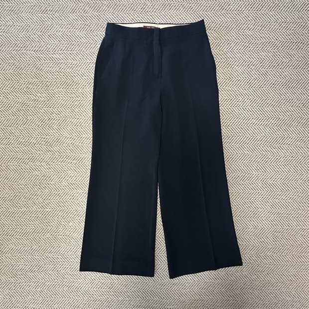 MAX MARA wide slacks navy