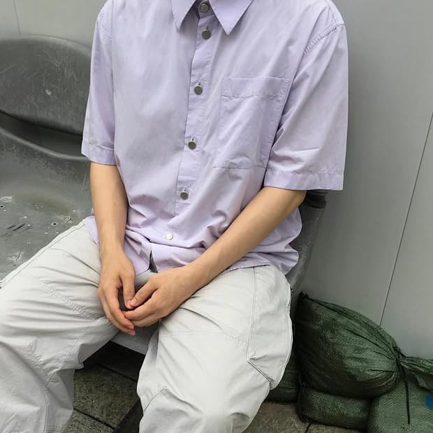 해칭룸 뮤지엄 셔츠 더스티 라벤더