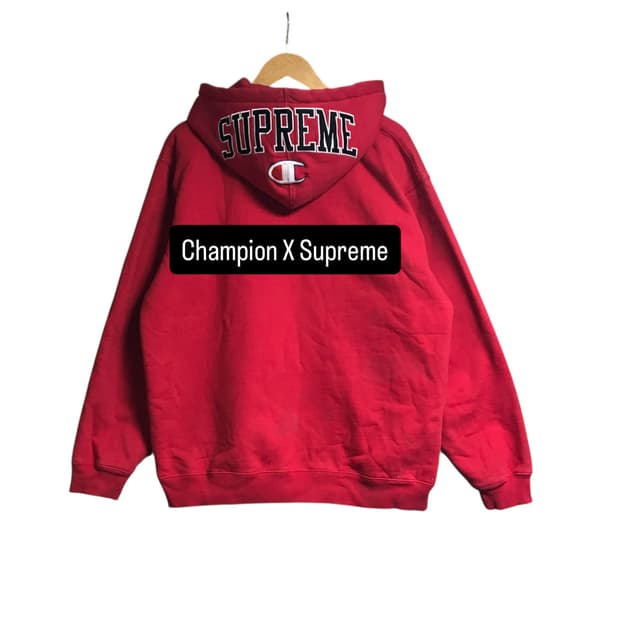 슈프림 챔피온 17s 아치로고 후드집업자켓