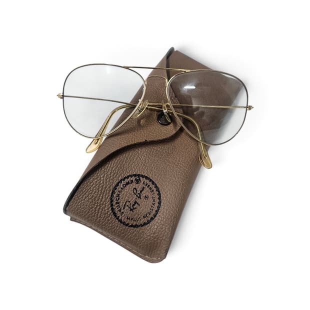 미국 바슈롬 (Ray-Ban) 골드 에비에이터 안경+오리지널케이스