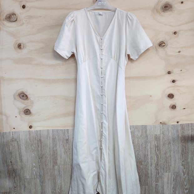 532) 버튼포인트 롱 원피스