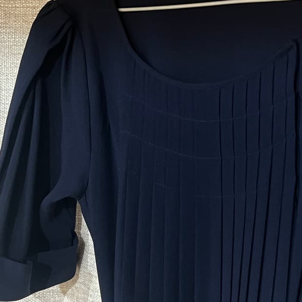 발렌시아가 아카이브 실크 플리츠 원피스