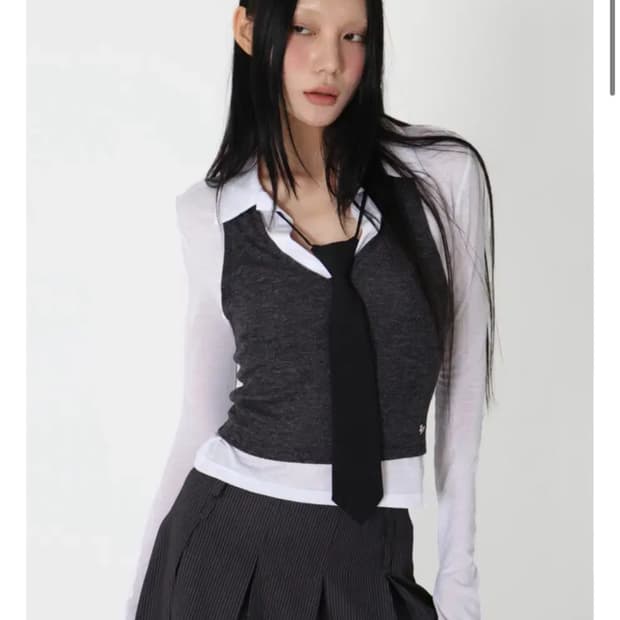 시오 서울 sio seoul 롱 슬리브 탑 long sleeve top