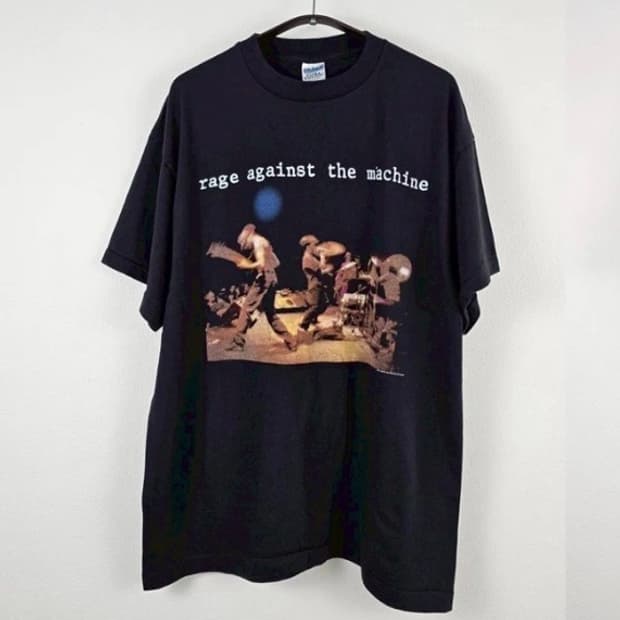 (rep) 빈티지 RATM 밴드 티셔츠 rd