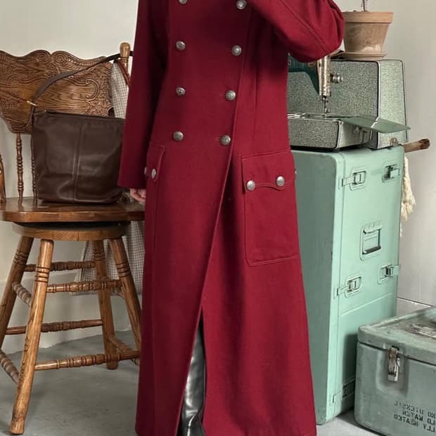 장폴고티에 빈티지 롱코트 