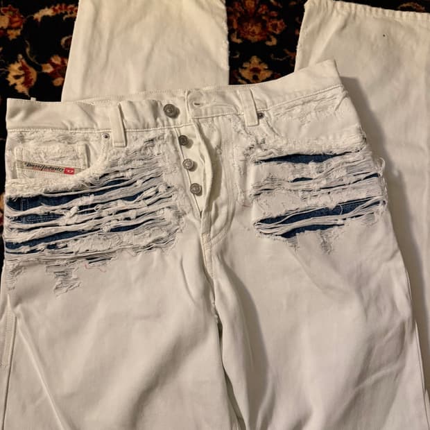 DIESEL 2010 디스트레스 레귤러핏 데님 팬츠