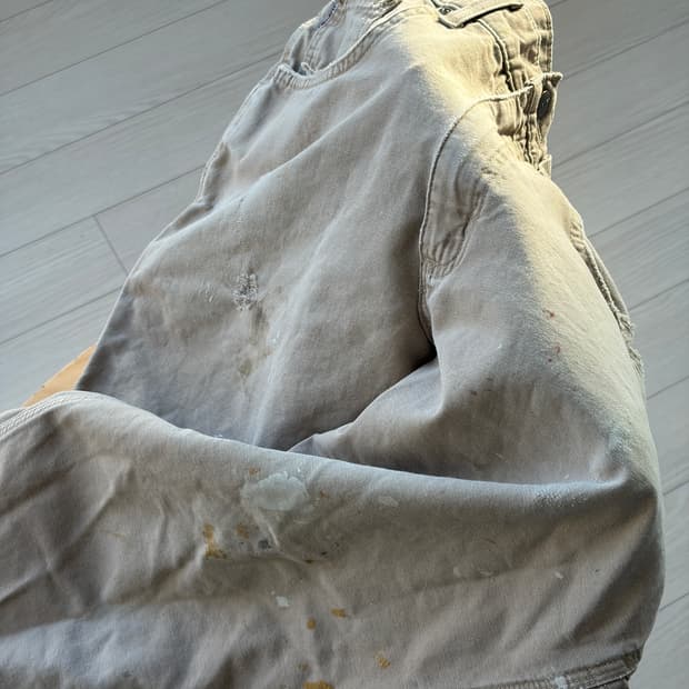 carhartt 칼하트 워크웨어 싱글니 페인팅 베이지 32