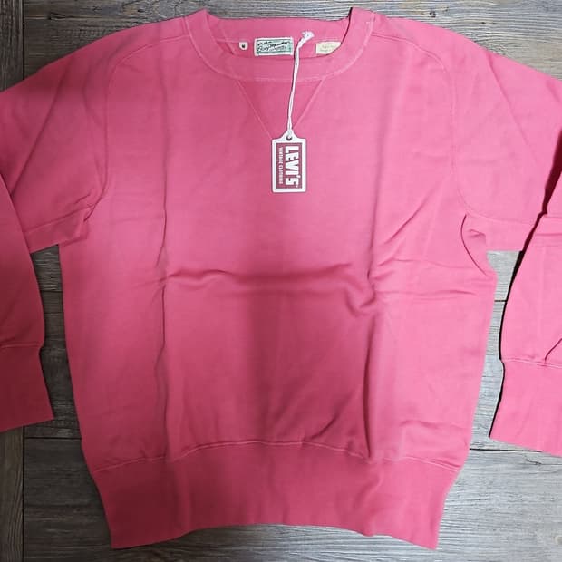 리바이스 LVC 1940's 베이 메도우 스웨트셔츠 데저트 로즈 M