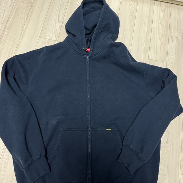 슈프림 워크 집업 후드 스웨트셔츠 네이비 - 24FW XL