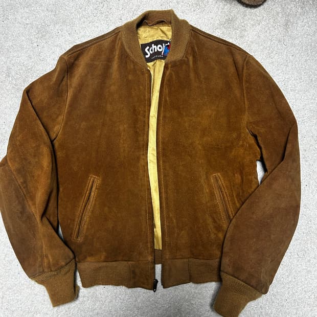 쇼트schott 스웨이드 자켓40,42