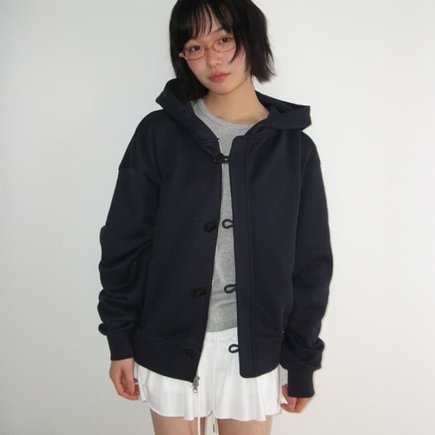 론론 placket 후드집업