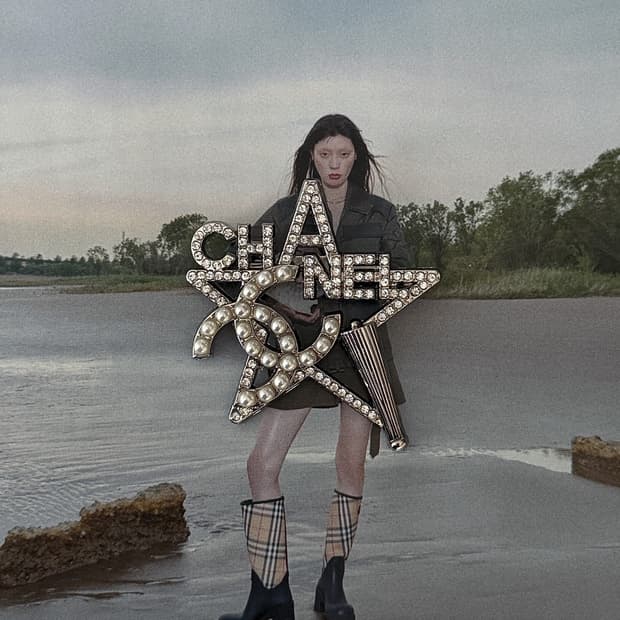 샤넬 락스타 CC 브로치