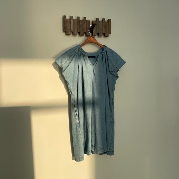 준지 데님 원피스