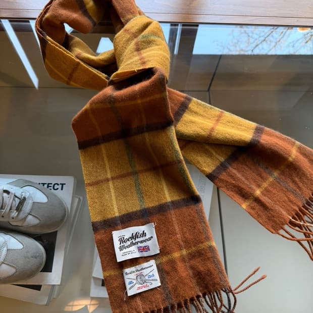 락피쉬 스코티쉬 램스울 머플러