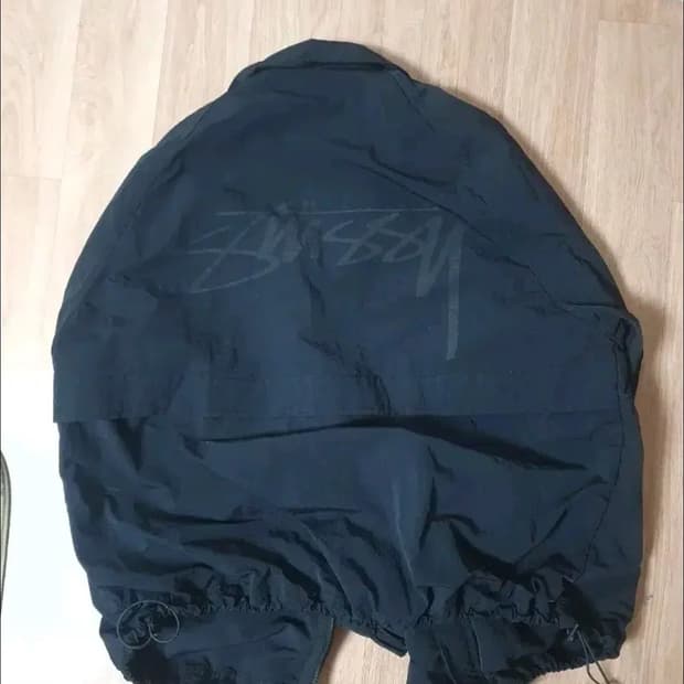 (M)스투시 웜업 바람막이 블랙 자켓