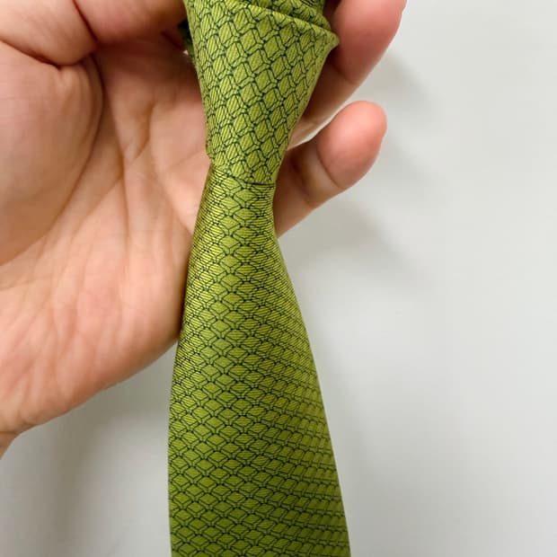 에르메스 H 패턴 넥타이 