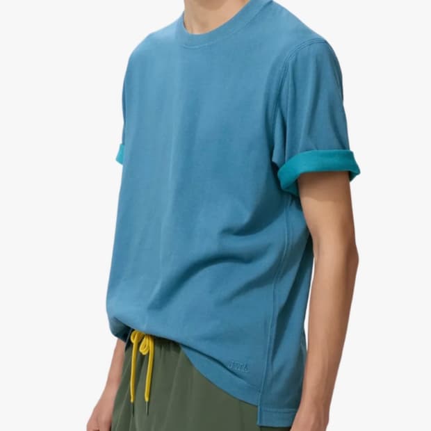 유니클로 jw앤더슨 바이컬러 tee M