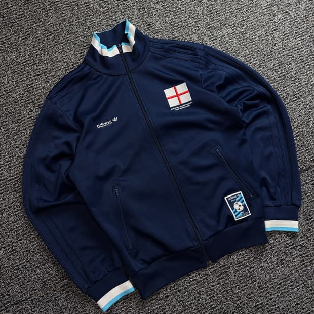 00s 아디다스 잉글랜드 국대 빅로고 레트로 트랙탑 져지 1529