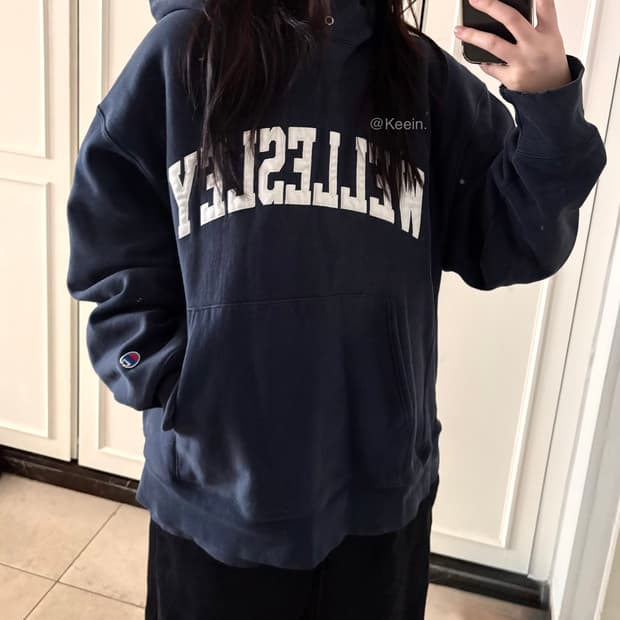 Champion pale navy hoodie
