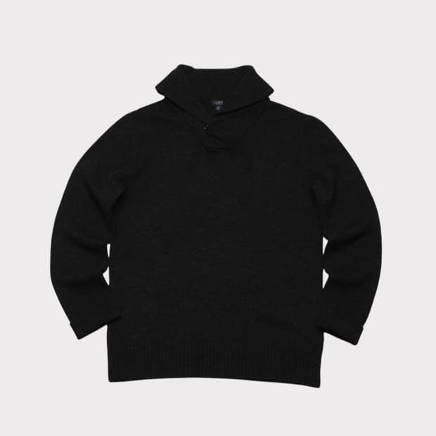 [M] 제이크루 램스울 숄카라 니트