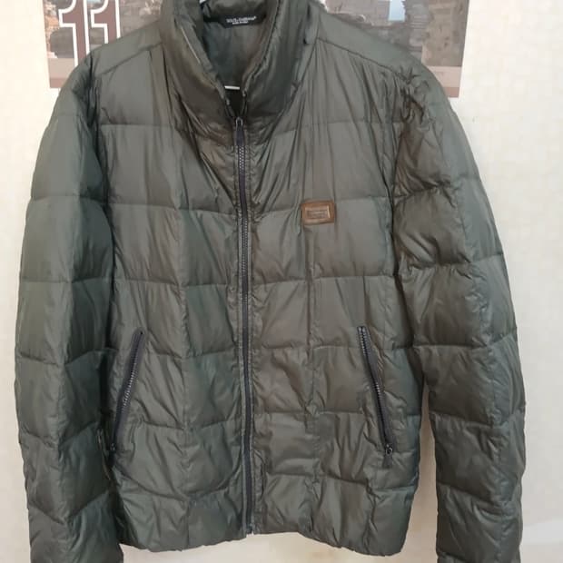 (정품) 돌체앤가바나 남성 퀼팅 구스경량패딩