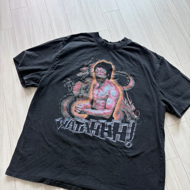 빈티지 브르스 리 반팔 XL